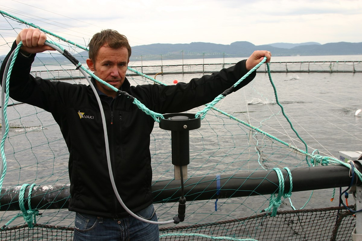 man holding a special sonar version