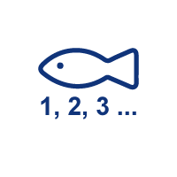 fish with 1,2,3